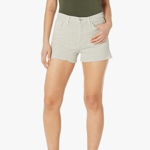 Hudson Jeans - Lori high rise cut off jean short in “distressed peyote” (33)